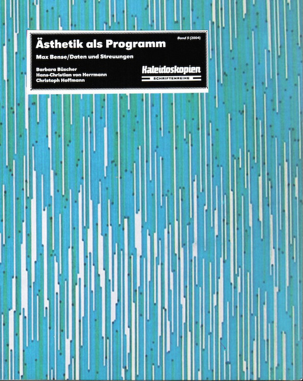 Abraham Moles: Über die Verwendung von Rechenanlagen in der Kunst [1967]