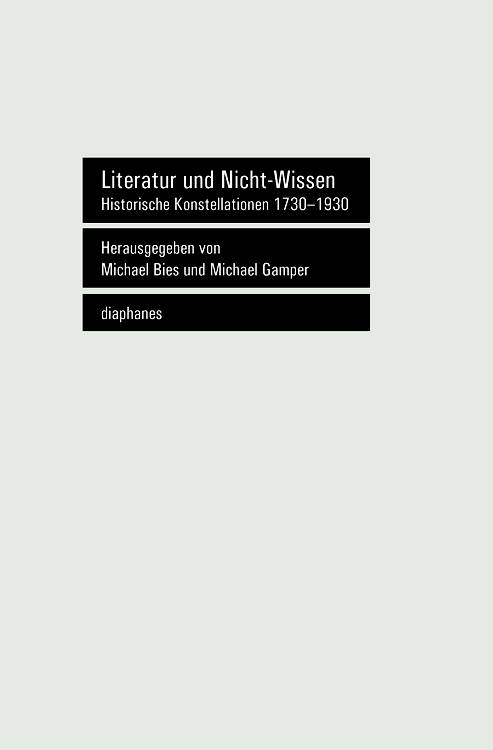Rainer Godel: Literatur und Nicht-Wissen im Umbruch
