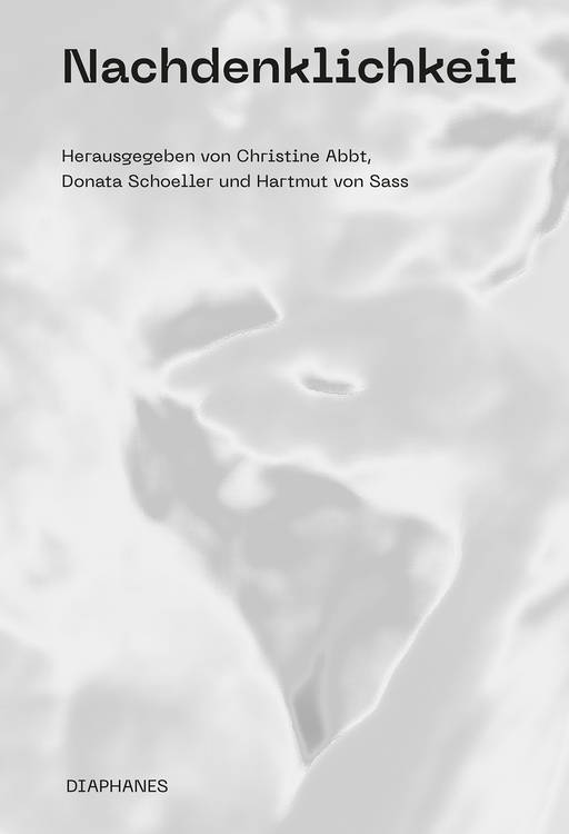 Christine Abbt, Donata Schoeller, ...: Vorwort