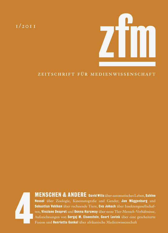 Gesellschaft für Medienwissenschaft (Hg.): Zeitschrift für Medienwissenschaft 4